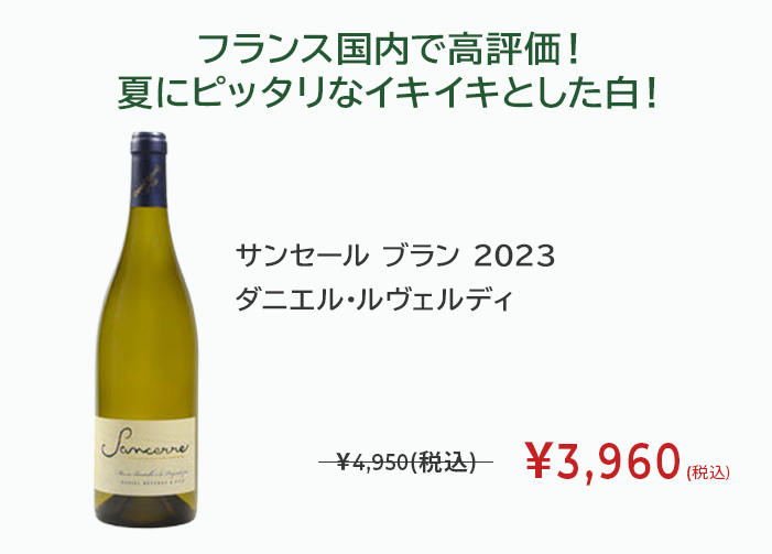 サンセール ブラン 2023 ダニエル・ルヴェルディ